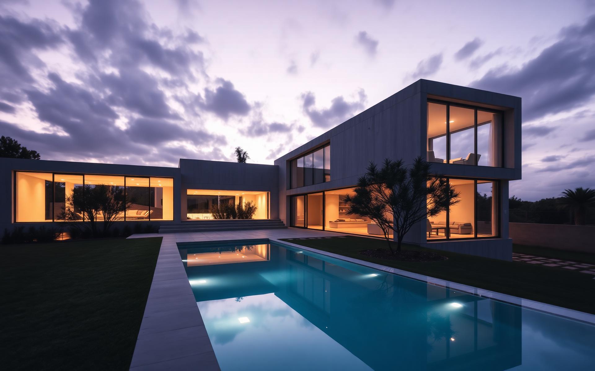 Villa contemporaine conçue par SOGECORP à Valence